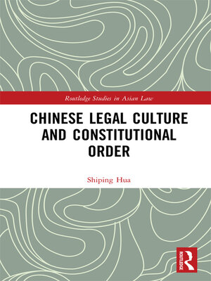 cover image of Chinese Legal Culture and Constitutional Order